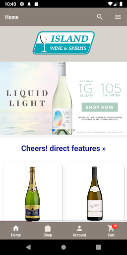 Android application Island Wine & Spirits screenshort
