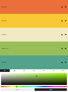 Pigments Color Palette Creator Captura de pantalla