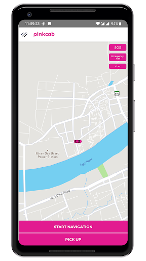 PinkCab Driver Screen 2