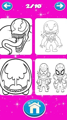 Drawing Venom Coloring Bookのおすすめ画像2
