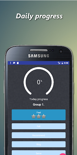 Android application English learning books screenshort