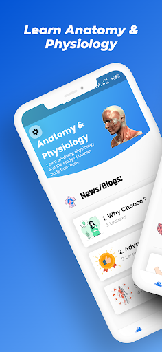 Android application Learn Anatomy and Physiology screenshort