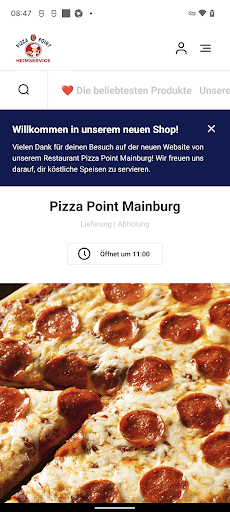 Android application Mainburger Pizza Point screenshort