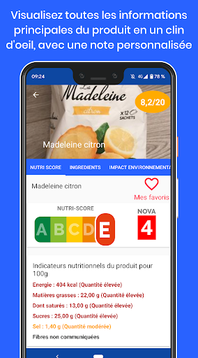 Nutrition Score Pro - Scan pro Screen 2