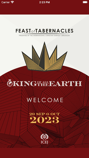 Android application ICEJ Feast 2023 screenshort