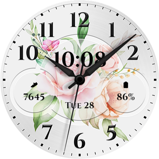 TVV Analog Spring Watch Face Logo