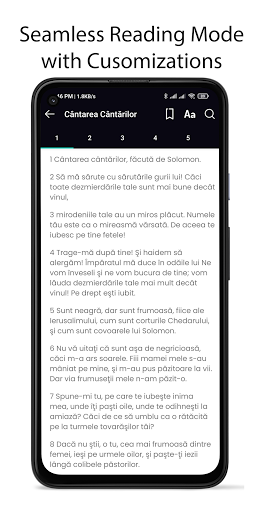 Android application Biblia Română : Romanian Bible screenshort