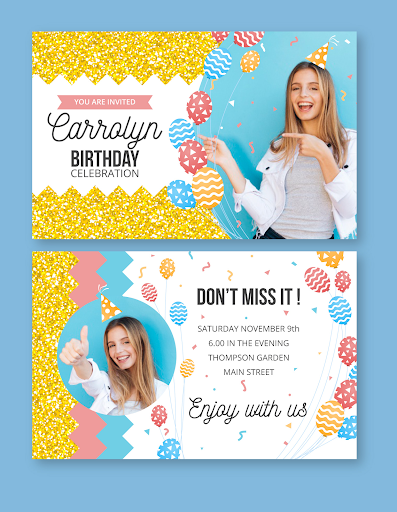 Birthday invitation maker Screen 3