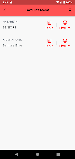 NWJSA MySportApp Screen 3
