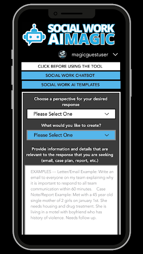 Social Work AI Magic Screen 2