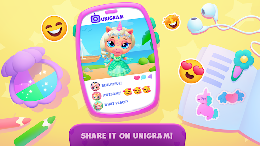 Unicorn Dress up games kids screenshot 5