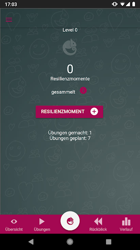 Android application Resilienz-App screenshort