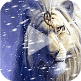 White Lion Animated Wallpaper icon
