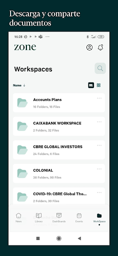 CBRE ZONE Screen 2
