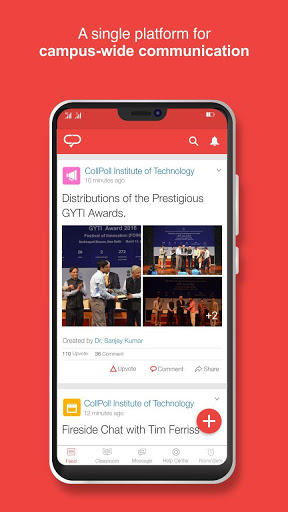 Android application Digiicampus(formerly CollPoll) screenshort