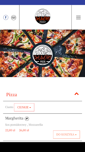 Android application Dajwór 3 Pizza screenshort