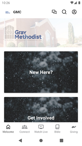 Android application Gray Methodist screenshort