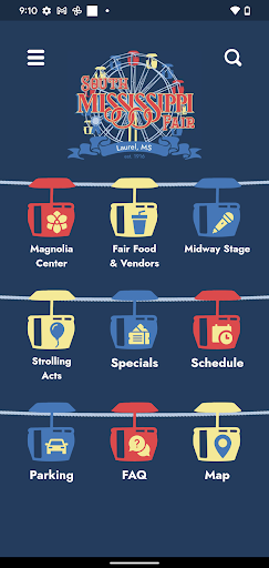 Android application South Mississippi Fair screenshort