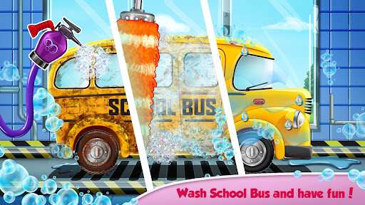 School Bus Wash & Repair Game Screen 2