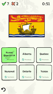 Canadá: Provincias Territorios