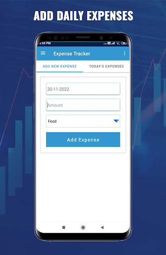Android application Expense Tracker and Manager screenshort