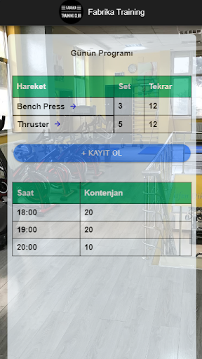 Fabrika Training Screen 3