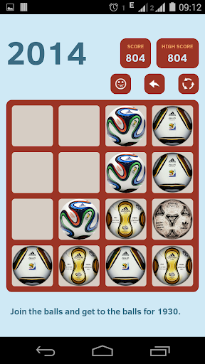 2014 Balls of the World Cup. Screen 2