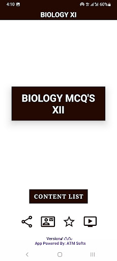 12 Class Biology MCQs Screen 2