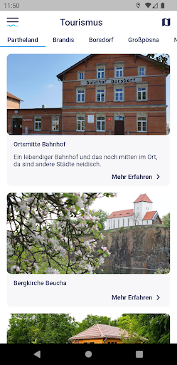 Android application Partheland App screenshort