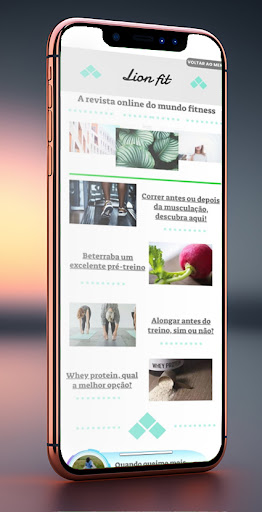 LION FIT Screen 3