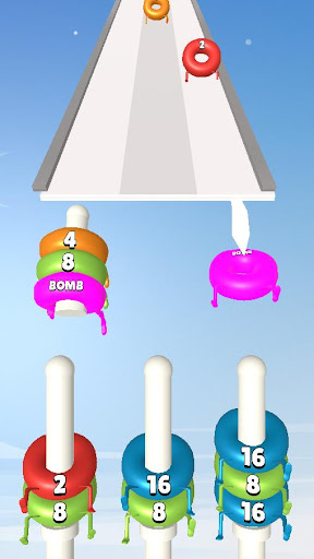 Drop In Blocks 2048 Merge Screen 3