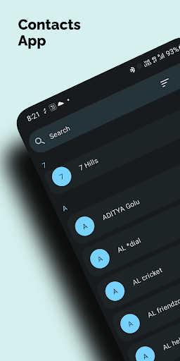 Android application Contacts Connect screenshort