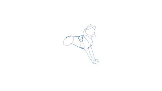 Как рисовать волка аниме
