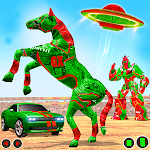 Cover Image of Tải xuống Demolition Derby Car Transform Horse Robot Games 1.4 APK