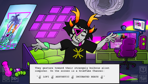 Android application Hiveswap Friendsim screenshort
