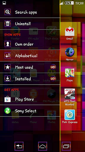 Tiles Colored Xperien Theme
