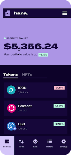 Hana Wallet Screen 2