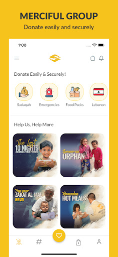 Android application Merciful Group screenshort