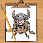 How to Draw Viking Easy