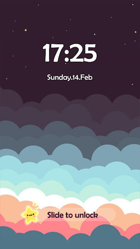 AppLock Theme Cute Stars Screen 3