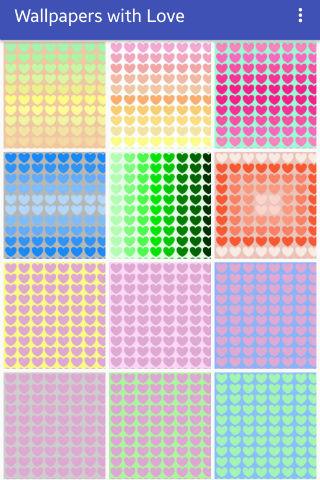 Android application Wallpapers with love screenshort