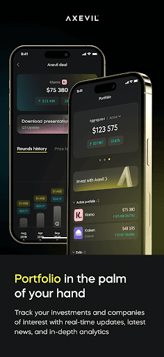 Screenshot of Axevil — venture investments