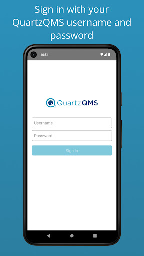 Android application QuartzQMS: Quality Management screenshort