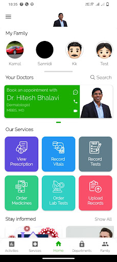 Android application SUKOON SKIN CLINIC screenshort