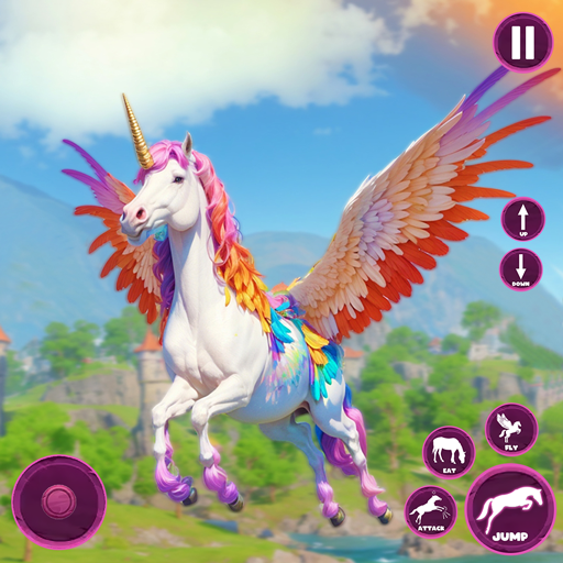 Flying Horse Unicorn Game Laai af op Windows