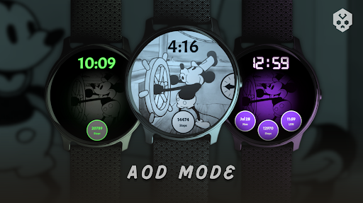 Steamboat Mouse Watch Face screenshot 7