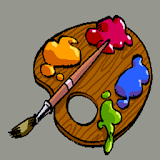 Paint for children icon