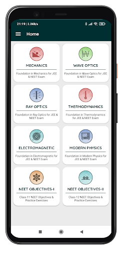 Android application Physics - HC Verma Solution screenshort