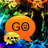 GO SMS Theme Rainbow Smoke Buy icon