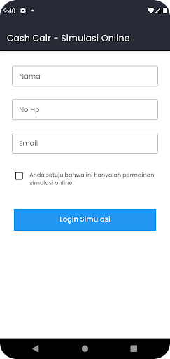 Cash Cair Pinjaman - Simulasi